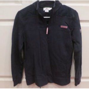 Vineyard Vines Blue 1/4 Zip Long Sleeve Pullover